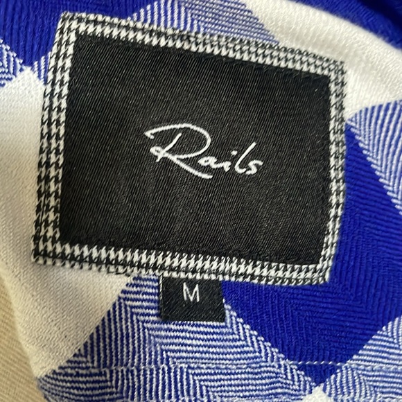 Rails Plaid button down size M - Picture 4 of 5